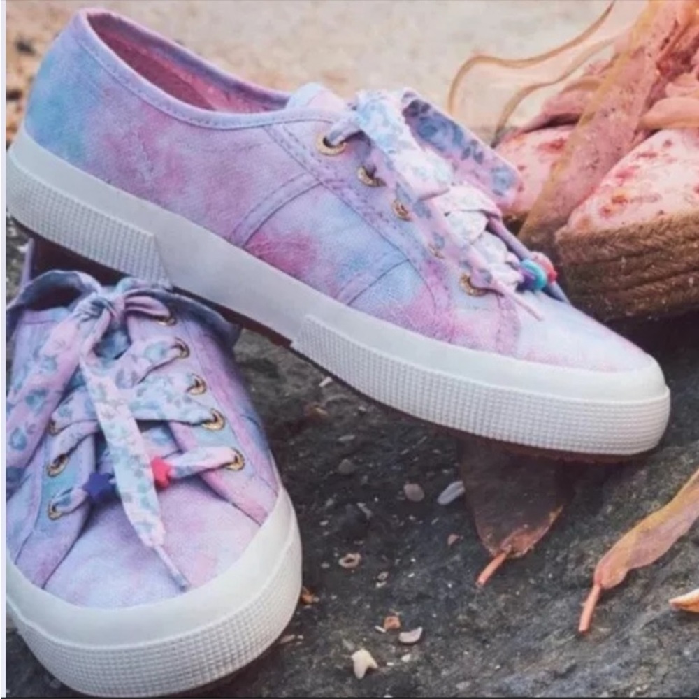 LoveShackFancy x Superga Cotton Candy Sneakers